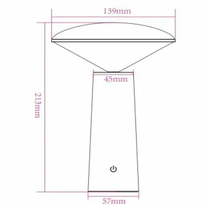 Lucide Lampe d’extérieur LED Jive batterie, dim, blanche^ Lampes Décoratives
