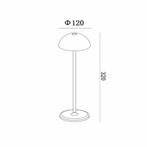 Lucide Lampe d’extérieur LED Joy batterie, dim, blanche^ Lampes Décoratives