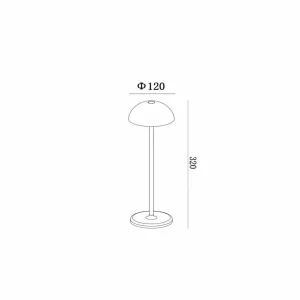 Lucide Lampe d’extérieur LED Joy batterie, dim, noire^ Lampes Décoratives