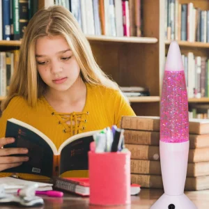 Näve Lampe lave LED Glitter^ Lampes Décoratives