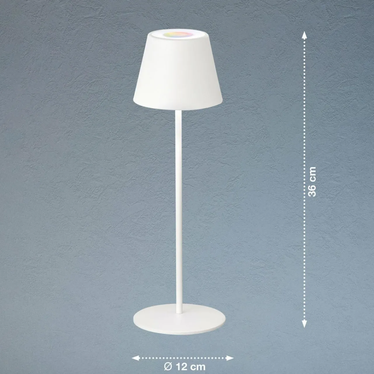 lampe_led_cosenza_batterie_rgbw_blanc_sable_2.webp FH Lighting Lampe LED Cosenza batterie RGBW blanc sable^ Lampes Décoratives