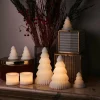 Sirius Lampe LED déco Claire, arbre de cire blanche 19cm^ Lumière De Noël