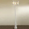 Konstsmide Lampe pour mât Firenze à 3 lampe, blanche^ Lampadaires D'Extérieur