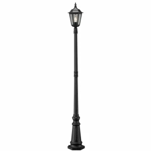 Konstsmide Lampe pour mât Firenze à 1 lampe, noire^ Lampadaires D'Extérieur