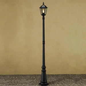 Konstsmide Lampe pour mât Firenze à 1 lampe, verte^ Lampadaires D'Extérieur