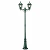Konstsmide Lampe pour mât Firenze à 2 lampes, verte^ Lampadaires D'Extérieur