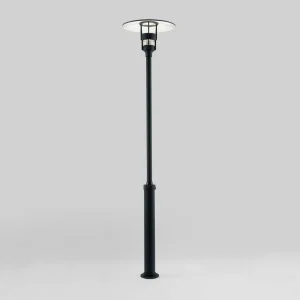 Konstsmide Lampe pour mât Freja, noire^ Lampadaires D'Extérieur