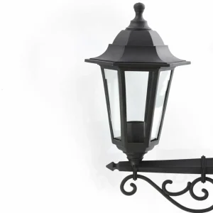 Lindby Lampe pour mât Nane lanterne, trois lampes^ Lampadaires D'Extérieur