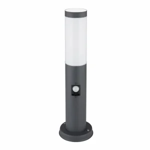Globo Lampe pour socle Boston, hauteur 45 cm, capteur^ Potelets Extérieurs Avec Détecteur