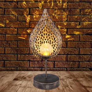 Globo Lampe solaire LED 33528 en forme de feuille^ Lampes Décoratives