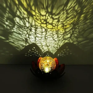 Globo Lampe solaire LED 33655, fleur, Ø 22 cm^ Lampes Décoratives