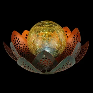 Globo Lampe solaire LED 33655, fleur, Ø 22 cm^ Lampes Décoratives