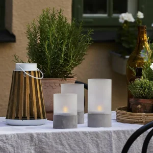 STAR TRADING Lampe solaire LED Catania en bouleau^ Lampes Décoratives