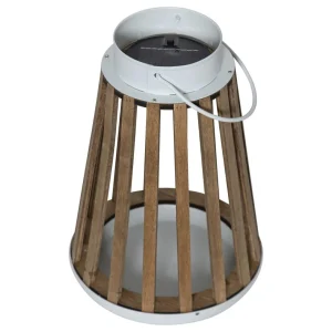 STAR TRADING Lampe solaire LED Catania en bouleau^ Lampes Décoratives