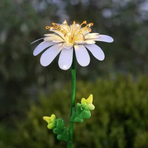 STAR TRADING Lampe solaire LED Daisy en forme de marguerite^ Lampes Décoratives