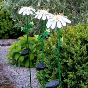 STAR TRADING Lampe solaire LED Daisy en forme de marguerite^ Lampes Décoratives
