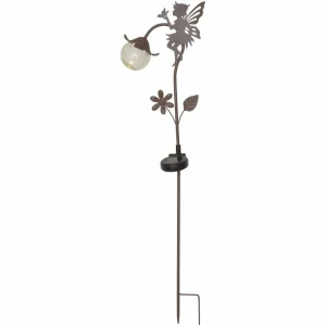 STAR TRADING Lampe solaire LED Fairytale, brune^ Lampes Décoratives