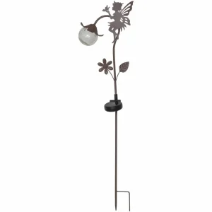 STAR TRADING Lampe solaire LED Fairytale, brune^ Lampes Décoratives