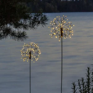 STAR TRADING Lampe solaire LED Firework avec piquet, 85 cm^ Lampes Décoratives