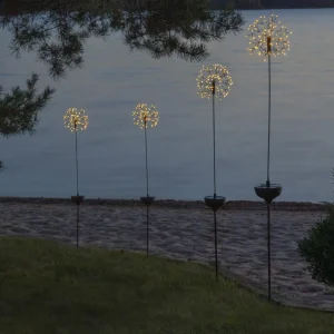 STAR TRADING Lampe solaire LED Firework avec piquet, 85 cm^ Lampes Décoratives