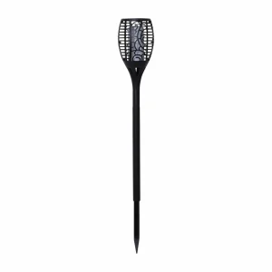 STAR TRADING Lampe solaire LED Flame, trois options, 54 cm^ Lampes Décoratives