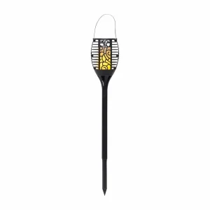 STAR TRADING Lampe solaire LED Flame, trois options, 42 cm^ Lampes Décoratives