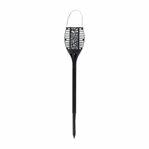 STAR TRADING Lampe solaire LED Flame, trois options, 42 cm^ Lampes Décoratives
