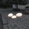 STAR TRADING Lampe solaire LED Globy pierre, longueur 26,5 cm^ Lampes Décoratives