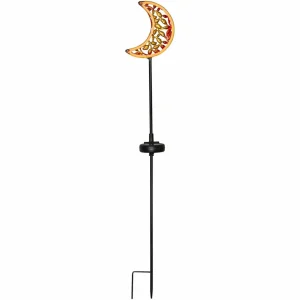 STAR TRADING Lampe solaire LED Linny Moon avec piquet^ Lampes Décoratives