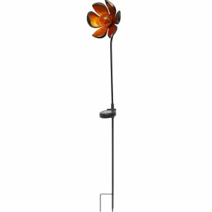 STAR TRADING Lampe solaire LED Melilla, fleur^ Lampes Décoratives