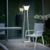 Les Jardins Lampe solaire LED Osmoz en alu, 175 cm blanche^ Lampes Décoratives
