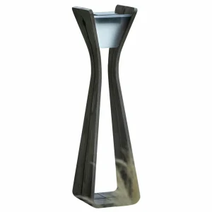 Les Jardins Lampe solaire LED Osmoz en Duratek, grise^ Lampes Décoratives