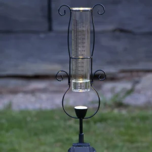 STAR TRADING Lampe solaire LED Pluvio avec pluviomètre^ Lampes Décoratives