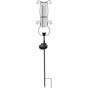 STAR TRADING Lampe solaire LED Pluvio avec pluviomètre^ Lampes Décoratives