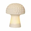 STAR TRADING Lampe solaire LED Sandy, 24 cm, blanc, plastique, forme de champignon^ Lumière De Noël