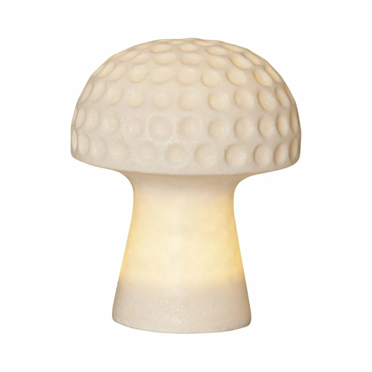 STAR TRADING Lampe solaire LED Sandy, 24 cm, blanc, plastique, forme de champignon^ Lumière De Noël