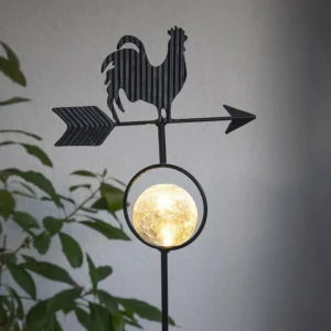 STAR TRADING Lampe solaire LED Windy, montre le sens du vent^ Lampes Décoratives