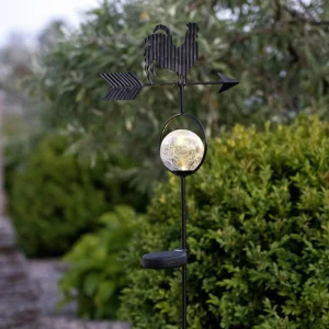 STAR TRADING Lampe solaire LED Windy, montre le sens du vent^ Lampes Décoratives