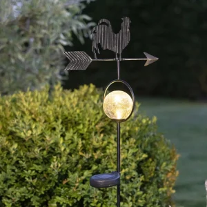 STAR TRADING Lampe solaire LED Windy, montre le sens du vent^ Lampes Décoratives