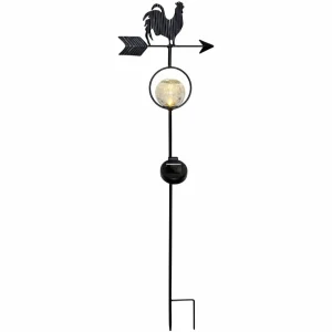 STAR TRADING Lampe solaire LED Windy, montre le sens du vent^ Lampes Décoratives