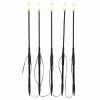 STAR TRADING Lampe sur piquet LED Milky noir hauteur 50,5cm plastique 5x-Set^ Lampes Décoratives