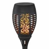 Globo Lampe sur piquet LED solaire 33535-2, torche, noir, lot de 2^ Lampes Décoratives