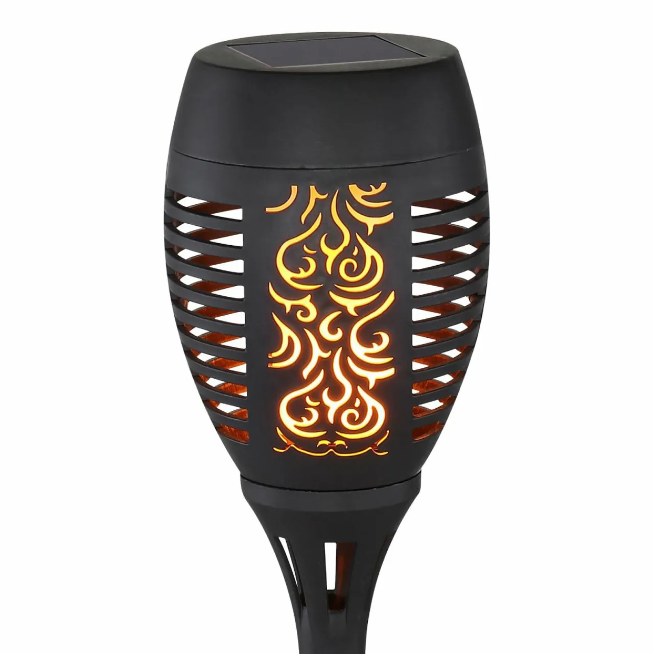 lampe_sur_piquet_led_solaire__torche_noir_lot_de__0.webp Globo Lampe sur piquet LED solaire 33535-2, torche, noir, lot de 2^ Lampes Décoratives