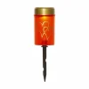 STAR TRADING Lampe sur piquet LED solaire Hearty, rouge/or, 12 cm plastique^ Lampes Décoratives