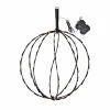 STAR TRADING Lampe sur piquet LED Sphere, Ø 40 cm, noir Métal Batterie^ Lampes Décoratives
