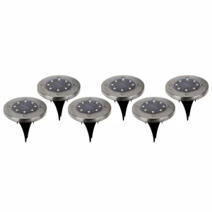 Näve Lampe sur piquet solaire déco LED Kian, lot de 6^ Lampes Décoratives