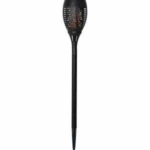 STAR TRADING Lampe sur piquet solaire LED Flame, lot de 2^ Lampes Décoratives