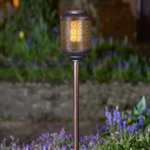 SMART GARDEN Lampe sur piquet solaire LED Tunis, lot de 2^ Lampes Décoratives