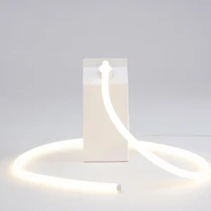 SELETTI Lampe table déco LED Daily Glow pack de lait^ Lampes Décoratives