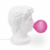 SELETTI Lampe table déco LED Wonder Times, blanc/rose^ Lampes Décoratives